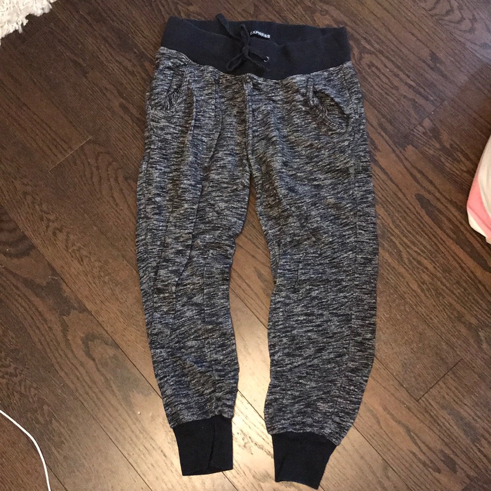 Grey joggers sweatpants
